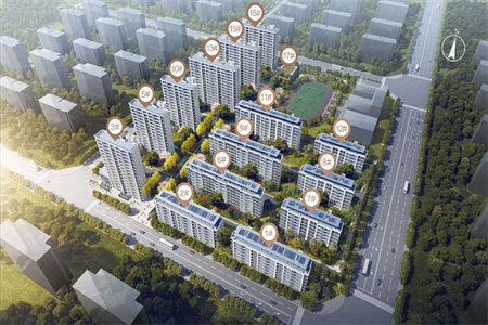城北庆南小区3室1厅1卫76m2送小车库